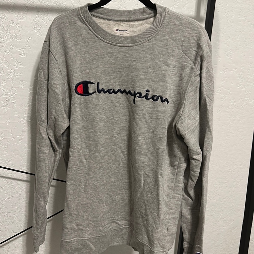 Men’s medium gray Champion sweatshirt